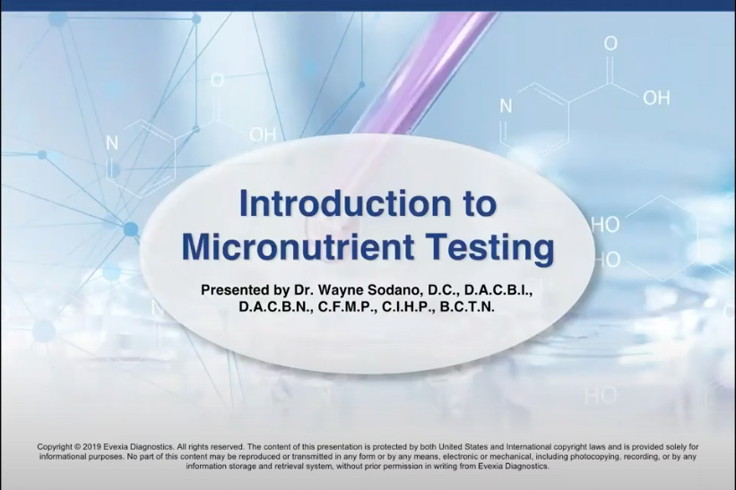 Introduction To Micronutrient Testing