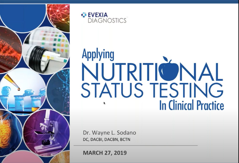 Applying Nutritional Status Testing In Clinical Practice